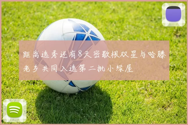 距离选秀还有8天密歇根双星与哈滕老乡共同入选第二批小绿屋